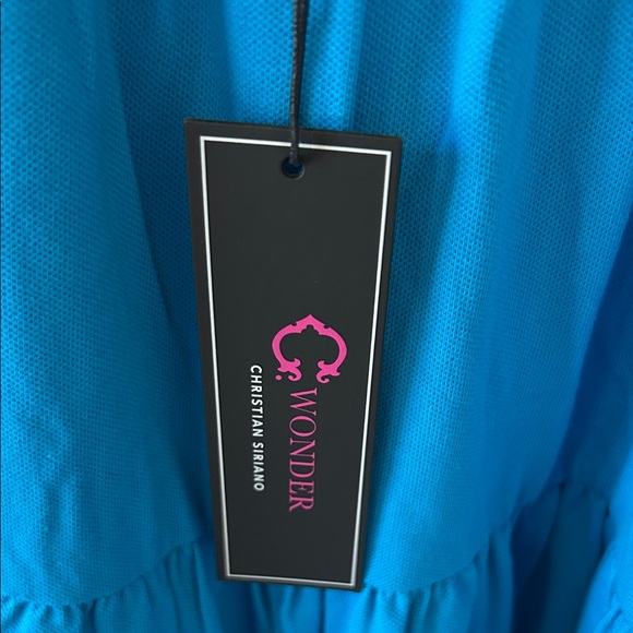 Christian Siriano Blue Maxi Dress - Picture 3 of 3